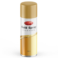 Decoratie spray goud / goudspray   busje van 111 ml   spuitbus verf
