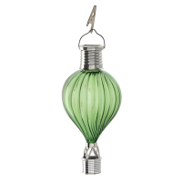 Cepewa Solar LED ballonhanger   groen   H17 cm   luchtballon   tuinverlichting/buitenlamp