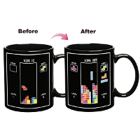 Ceramic Bulb Building Block Mug Coffee Tea Color Changing Cup