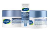Cetaphil Optimal Hydration Revitaliserende Dagcrème + Nachtcrème + Oogserum Combi