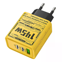 CH145 PD3 poorts USB PD oplader USB A + 2 USB C PD3.0/3.1 QC3.0/4.0 PPS Snellader Wandadapter EU plug US plug voor iPh