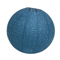 Chaks Lampion   luxueus  ? Bolvormig   blauw   40 x 37.5 Cm   papier   gedecoreerd?
