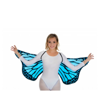 Vlinder vleugels   blauw   voor volwassenen   Carnavalskleding/accessoires