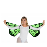 Vlinder vleugels   groen   voor volwassenen   Carnavalskleding/accessoires