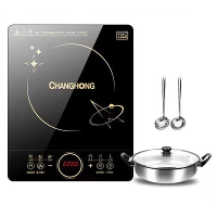 CHANGHONG 2200W Elektrische Inductiekookplaat Huishoudelijk Waterdicht Kleine Hete Pot Verwarming Fornuis Touchpad Roerb