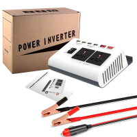 300W Power Inverter DC 12V naar AC 220V Auto Oplader Converter met 4 USB poorten 8 Veiligheidsbescherming Verbeterde Sin