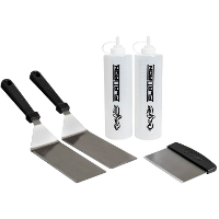 Char Griller Flat Iron Bakplaat Starter Kit grillbestek