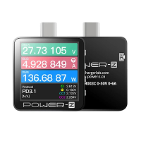 ChargerLAB POWER Z KM003C Detector Tester voor Reparatie van Mobiele Apparaten USB PD3.1 Protocol 48V Bereik Dubbele Typ