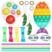 Decompressieset Speelgoed Colorful Knijpen Anti Stress Speelgoed Stress Relief Speelgoed voor Tieners / Volwassenen Fees