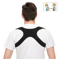 Verstelbare Rug Schouder Ondersteuning Corrector Bovenrug Brace Korset Houding Correctie Riem Sport Fitness