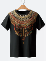 Etnische Totem Print T shirts