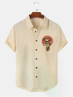 Japanse Warrior Cat Graphic Shirts