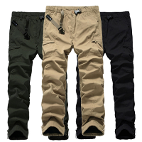 Charmkpr Thicken Soft Loose Winter Polar Fleece Windproof Zipper Pockets Cargo Pants