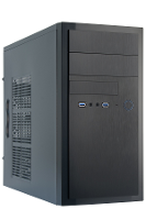 Chieftec HT 01B OP Mini tower PC behuizing Zwart
