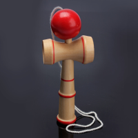Child Kendama Ball Wood Wooden Skill Toy Bilboquet Game