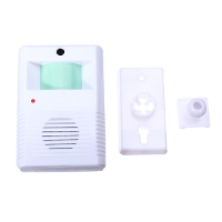 Chime Welcome Door Bell Motion Sensor Wireless Alarm