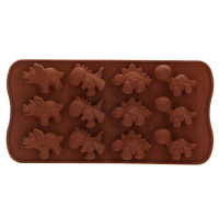 Chocolate Cake Jelly Ice Baking Silicone Dinosaur Mould Mold