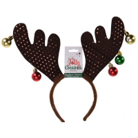 Christmas Decoration Kerst diadeem rendier gewei   bruin   volwassenen