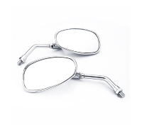Chrome Rear View Mirrors For Honda Vtx 1300 10mm