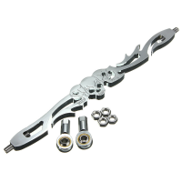 Chrome Skull Shift Linkage For Harley Tour Road King Glide Electra Flhr Flht
