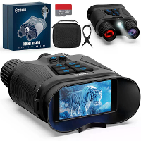 CIGMAN CNV02 Nachtzicht Verrekijker 4K Video 40MP Foto's 3 Inch HD Scherm 8x Digitale Zoom Infraroodvisie 5000mAh Oplaad