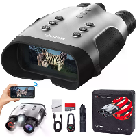 CIGMAN CNVPRO Nachtzicht Verrekijkers 4K Video 52MP Foto's 8X Zoom WiFi Streaming Infraroodzicht 5100mAh Batterij IP54 W