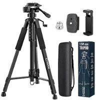 CIGMAN CTP01 Professioneel Verstelbaar Laser Niveau Statief Lichtgewicht Aluminium 1,5M Hoogte 360 Rotatie 3 Weg Swivel