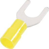 Cimco 180160 Vorkkabelschoen 4 mm² 6 mm² Schachtdiameter=4.3 Mm Deels geïsoleerd Geel 1 stuk(s)