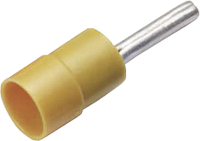 Cimco 180226 Stiftkabelschoen 4 mm² 6 mm² Deels geïsoleerd Geel 1 stuk(s)