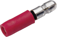 Cimco 180300 Ronde connector 0.50 Mm² 1 mm² Stift Ø: 4 mm Deels geïsoleerd Rood 1 stuk(s)