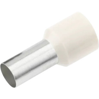 Cimco 187107 Adereindhulzen 0.5 Mm² Deels geïsoleerd Wit 100 stuk(s)