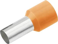 Cimco 187127 Adereindhulzen 4 mm² Deels geïsoleerd Oranje 100 stuk(s)