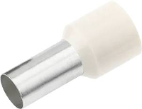 Cimco 187212 Adereindhulzen 0.75 Mm² Deels geïsoleerd Wit 100 stuk(s)