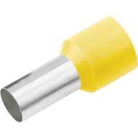 Cimco 187215 Adereindhulzen 1 mm² Deels geïsoleerd Geel 100 stuk(s)