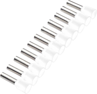 Cimco 187505 Adereindhulzen 0.5 Mm² Deels geïsoleerd Wit 500 stuk(s)