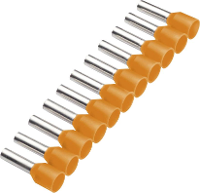 Cimco 187510 Adereindhulzen 0.5 Mm² Deels geïsoleerd Oranje 500 stuk(s)