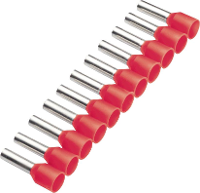 Cimco 187513 Adereindhulzen 1.5 Mm² Deels geïsoleerd Rood 500 stuk(s)