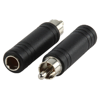 Cinch plug 6.3Mm mono kontra
