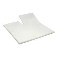 Cinderella Weekend   Topper Hoeslaken met split (tot 15 cm)   Katoen   160x200
