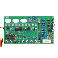 Circuit Vier in Een Oefenbord Kit 9V Voeding Multifunctionele PCB Bord Elektronische Componenten Stemgestuurde Stromende
