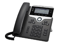 Cisco UC Phone 7841 VoIP systeemtelefoon LC display Zwart, Zilver