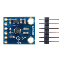 Cjmcu 49 Hmc5883l Electronic Compass Module Three Axis Magnetoresistive Sensor