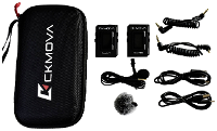 CKMOVA Vocal X V1 Spraakmicrofoon Dasspeld Zendmethode:Radiografisch, Draadloos Incl. Klem Microfoon TRS (3.5 Mm jackplug), Microfoon TRRS (3.5 Mm jackplug)