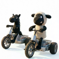 CL 18040 Kleine Schapen RTR 2,4G RWD RC auto Trike Motorrad Volledige Proportionele Controle Drift Zenderbestuurde Voert