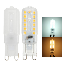 G9 2.5W SMD 5050 Transparant Melkachtig zuiver wit warm wit LED lampje AC220V