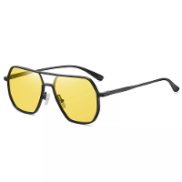 Classic Fashion Mg Aluminum Sunglasses for Men UV400 Protection Photochromic Sun Glasses Night Vision Driving Eyeglasses