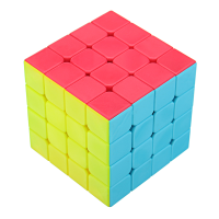 Classic Magic Cube 4x4x4 Pvc Sticker Block Puzzle Speed Cube Novelties Toys