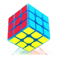 Classic Magic Cube Toys 3x3x3 Pvc Sticker Block Puzzle Speed Cube Dark Luminous