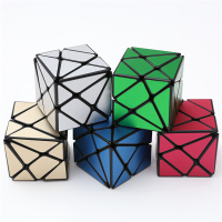 Classic Magic Cube Toys Pvc Sticker Block Puzzle Speed Cube Sugar Color Irregular Shape