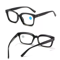 Classic vierkante zwarte leesbril voor mannen en vrouwen HD anti blauw licht oogbescherming presbyopie brillen